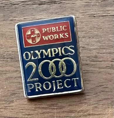 Sydney 2000 Public Works Olympics Project Bid Badge Olympic Pin • $6