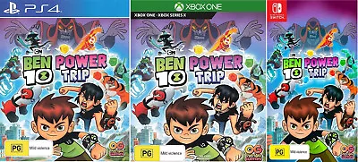 Ben 10 Power Trip PS4 XBOX One Nintendo Switch Family Kids Action Hero Game • $98