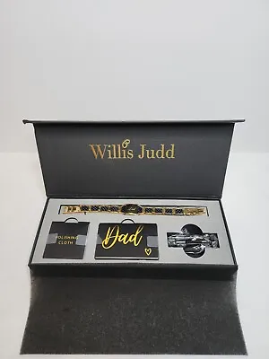 Willis Judd  DAD  Titanium Magnetic Braclet Blue Carbon Fiber Adjustable New • £48.16