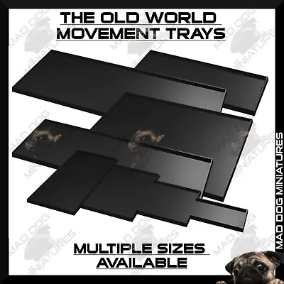 Warhammer The Old World Movement Trays Multiple Sizes • £4