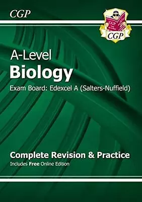 A-Level Biology: Edexcel A Year 1 & 2 Complete Revision & Practi... By CGP Books • £5.49