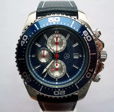 Rare Mercedes Benz Classic Diver Retro Sport Accessory Design Chronograph Watch • £268.54