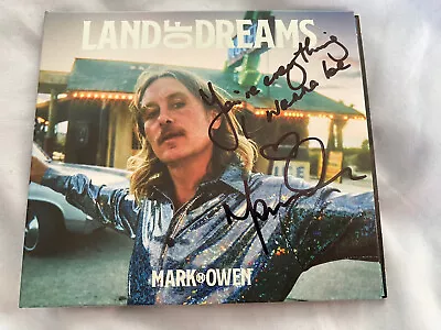 Mark Owen Signed - Land Of Dreams CD (Signed & Personalised 1) Take That • £39.99