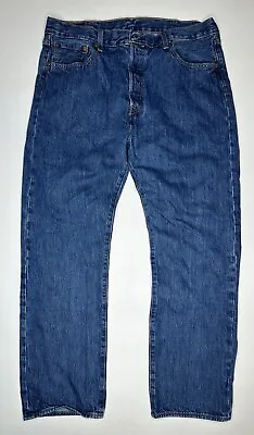 Vintage Levi’s Levis 501 Button Fly Denim Jeans Mens Size 38 X 31 • $33