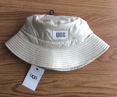 UGG Fabric Bucket Hat - Ivory - One Size (NWT: See NOTE) • $39.99