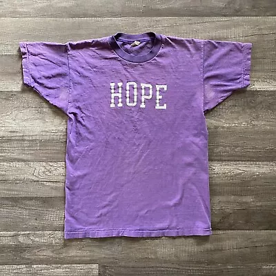 Vintage 70s Champion Hope Purple T-shirt Size Medium  • $34.99