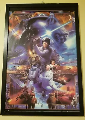$395.95 • Buy 2000 Star Wars Giclee Print Of 1997 Tsuneo Sanda Painting 30th Anniversary Rare