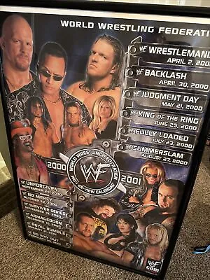 Wwf Ppv Poster 2000-2001 Ppv WWE Wcw Ecw Aew NWO Stone Cold Steve Austin • $40