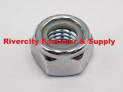 M7-1.0 Nylon Insert Lock Stop Nuts 7mm X 1.0 Nut Nylock M7x1.0 Nuts Steel • $7.88