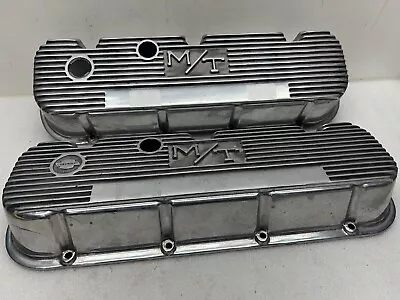 Vintage Mickey Thompson M/T Big Block Chevrolet Finned Aluminum Valve Covers • $330