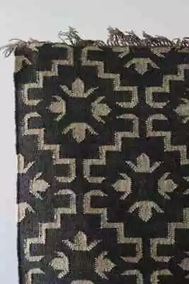 Kilim Rug Jute Wool Moroccan Indian Handmade Carpet Living Modern Room Area Rugs • £35.42
