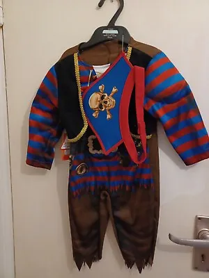Baby Boy 9-12 Pirate Fancy Dress • £3.99