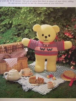 £1.50 • Buy Jean Greenhowe Toy / Doll Knitting Pattern Woman's Weekly Teddy Bear 15 