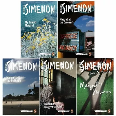 Georges Simenon Inspector Maigret Series 7 :31 To 35 Books Collection Set PB NEW • £34.99