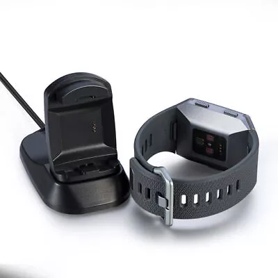 Charging Cradle Dock Stand Holder USB Cable Charger For Fitbit Ionic Smart Watch • $15.80