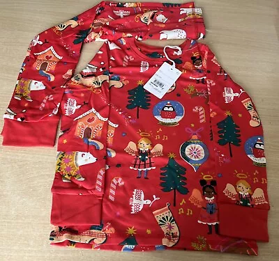 Girls Christmas Next Pyjamas 9-12 Months Upto 6-7 Years New Tags • £9.99
