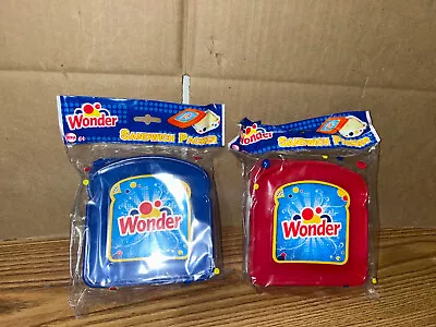 Lot Of 2 Sealed Wonder Bread Sandwich Packer 2013 Lunch Box Plastic Container • $19.99