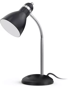 LEPOWER Metal Desk Lamp Adjustable Goose Neck Table Lamp Color Black NEW • $27.95
