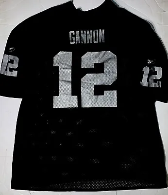 Oakland Raiders NFL Reebok Rich Gannon QB 12 Jersey Size 2XL • $21.99