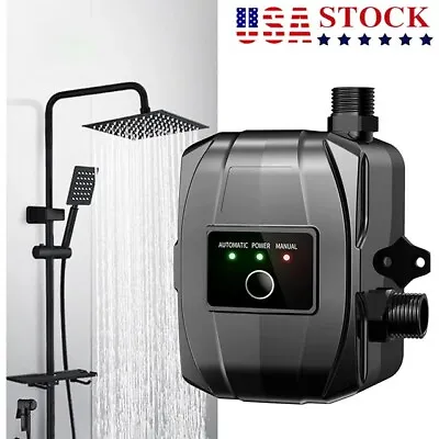 Portable Pressure Booster Pump Automatic Water Recirculating Pump For Shower • $39.99