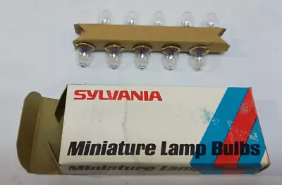  Miniature Flashlight Lamps GE Light Bulbs 30302-0 Box Of 10 Sylvania S PR2 PR-2 • $12.73