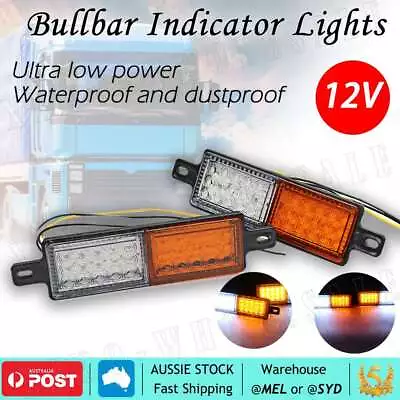 2x 30 LED Bullbar Indicator Lights Front Park DRL Amber For ARB TJM Marker Lamp • $18.75