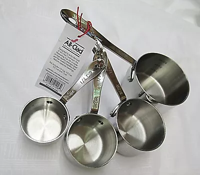 All-Clad 4-Piece Stainless Steel Measuring Cup Set  NEW WITH TAG • $34.99