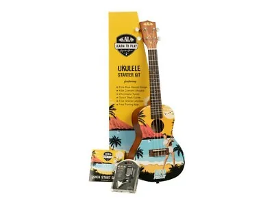 $199 • Buy Elvis Blue Hawaii Concert Ukulele - Learn To Play Starter Kit | Kala