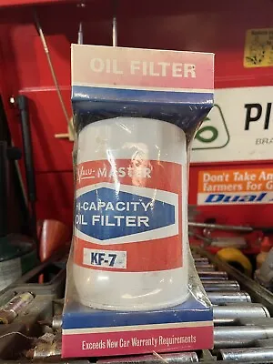 Vintage NOS Valu-Master KF-7 Hi-Capacity Oil Filter GA • $9.95
