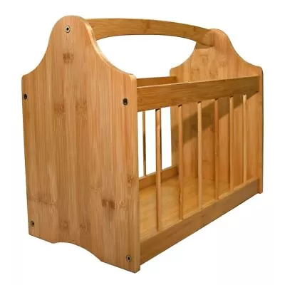 £12.95 • Buy Magazine Rack Holder Stylish Newspaper Basket Inset Handles