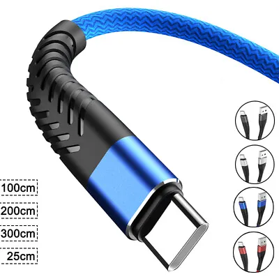 $7.89 • Buy Type C Charger Cable Fast Charging For Samsung S23 S22 S21 S20 Google USB C Cord