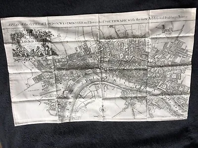 A Map Of London 1720 -Tea Towel • £11.99