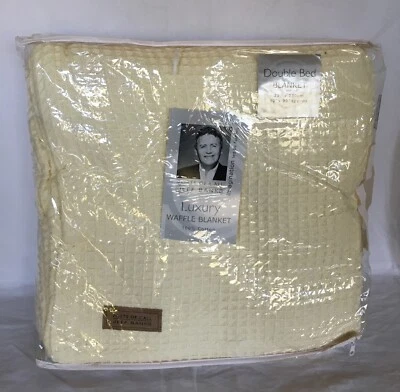 £34.99 • Buy Jeff Banks Double Bed Blanket - Cream - 230 Cm X 230 Cm