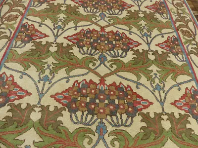 $1582 • Buy 8'x10' New William Morris Hand Knotted Wool Arts & Crafts Oriental Area Rug