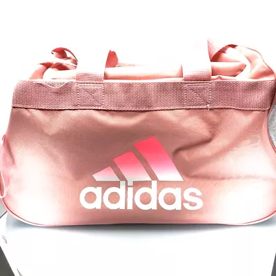 $24.99 • Buy Adidas Duffel Bag Pink/Light Gray