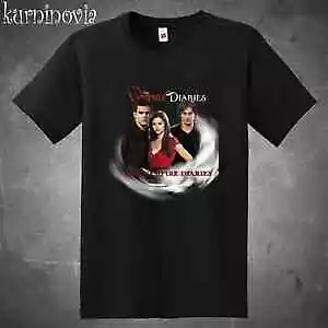 Vampire Diaries Tv Series Men'S Black T-Shirt Size S To 5Xl • $19.99