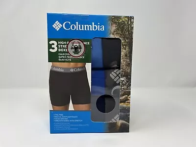 3-PACK Columbia High Performance Stretch Boxer Briefs Underwear Men's Size XL • $20