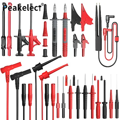 25PCS Silicone Multimeter Test Leads Kit With Replaceable Wire Piercing Probes • $44.99