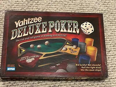 Yahtzee Deluxe Poker Game Parker Brothers Hasbro 2005 • $20