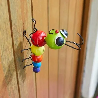 Bright Medium Crazee Caterpillar Garden Wall Art Decor Smart Garden Flamboya • £7.38