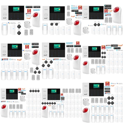$97.84 • Buy X83 Tuya WiFi APP GSM Wireless Home Security Alarm Burglar System+Strobe Light