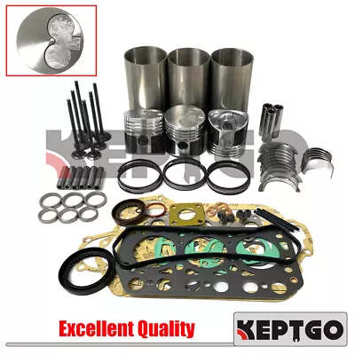 K3D Overhaul Rebuild Kit For Mitsubishi Engine Iseki TU170F TU177 Tractor Repair • $610