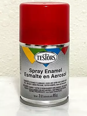 Testors Spray Paint  ~  Red 1203T  ~ Gloss  Enamel 3oz Rust-Oleum Hobby Models • $6.50