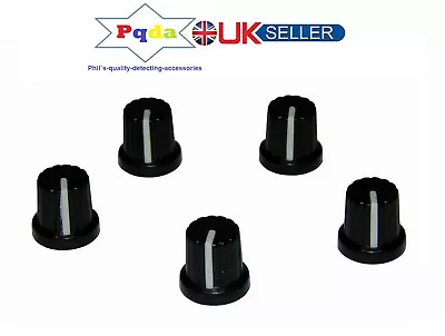 5 X Replacement Control Knobs Fits: Minelab Sovereign Minelab Teknetics Fisher. • £8.49