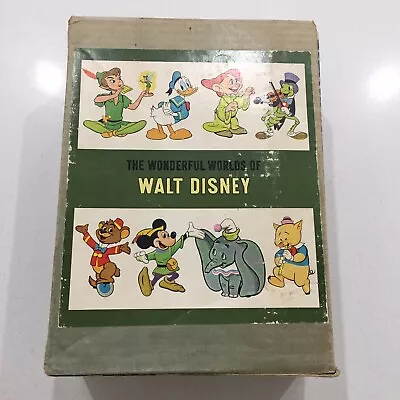 Vintage Walt Disney Box Set (1965 4 Hardcover Books + Slipcase) • $85