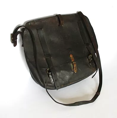 Original Antique U.S. Cavalry Mail Bag Leather Satchel ~ Civil War/WWI • $100