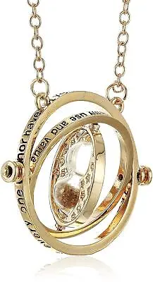 $5.90 • Buy Harry Potter Gold Tone Hourglass Necklace Pendant Hermione Granger Time Turner