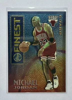 1995-96 Topps Mystery Finest #M1 Michael Jordan Borderless Bulls HOF Mint • $59