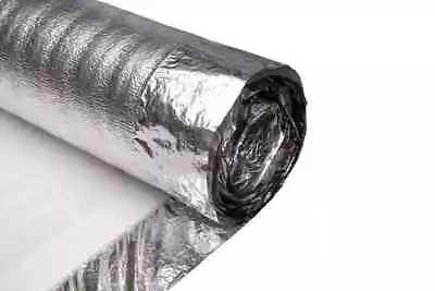 3mm Laminate Underlay  - With Silver Film 20/m2 Per Roll • £29.99