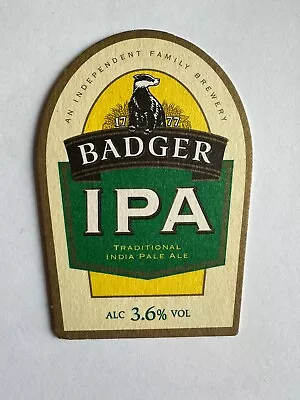 Badger IPA Hall & Woodhouse Blandford Forum Dorset Vintage Beer Mat • £1.20